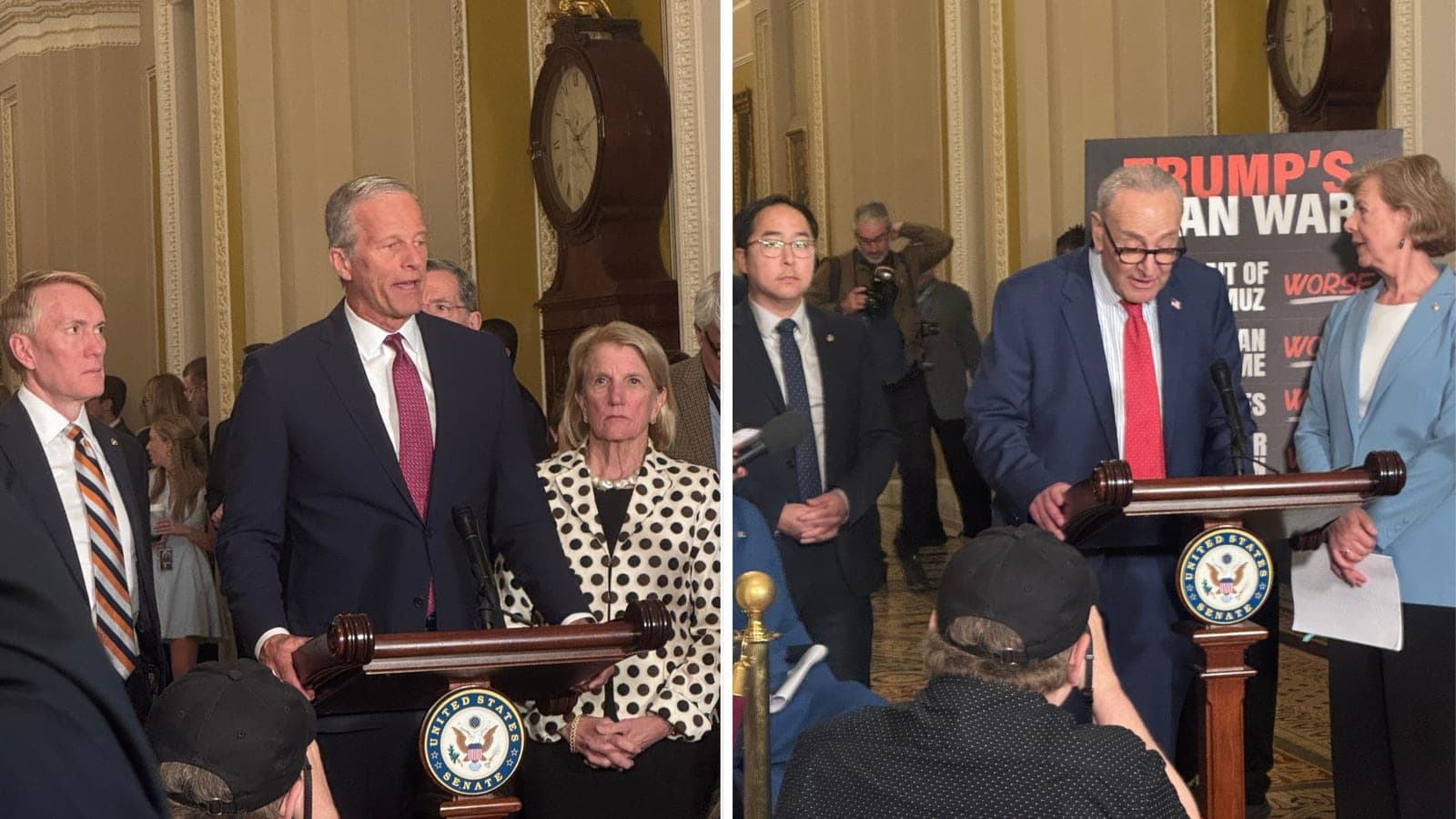 Congressional Democrats focus on the Iran war. Republicans look at other things