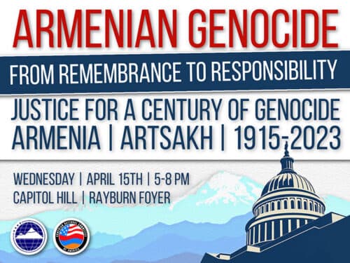 Congressional Leaders on Capitol Hill to Demand Justice for a Century of Genocide