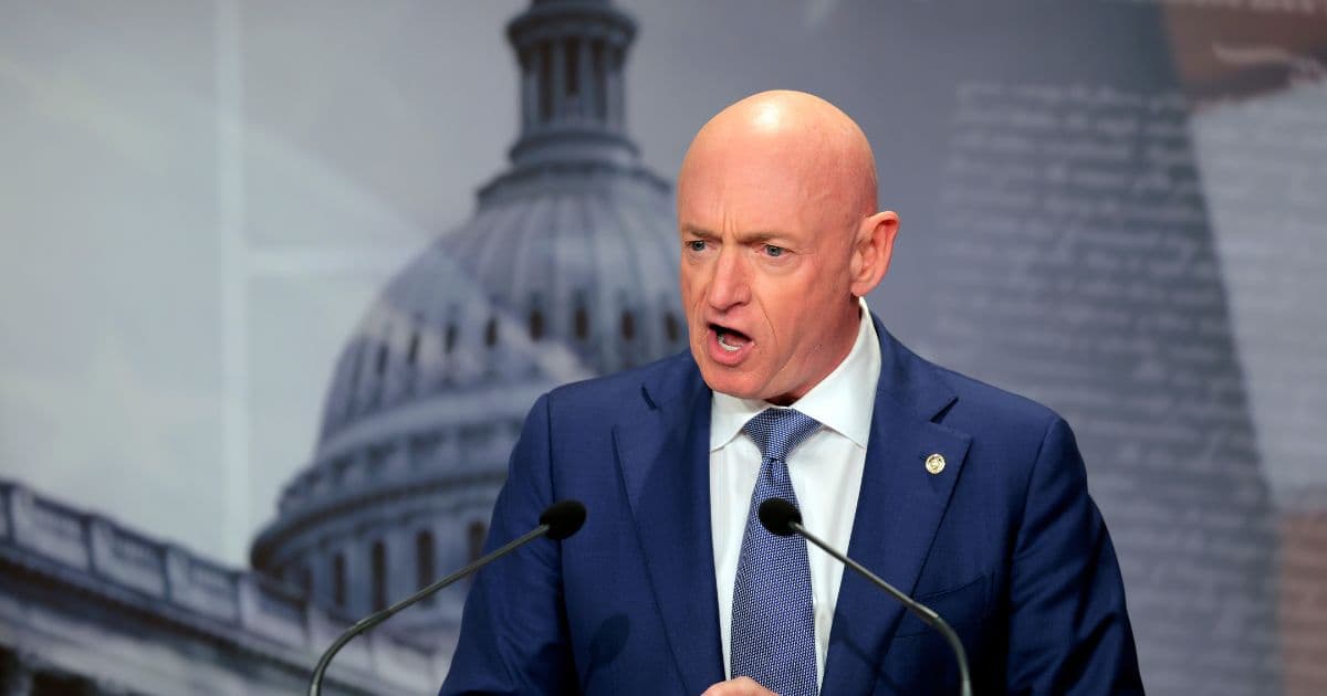 Mark Kelly Says Same Strikes He Flew as Pilot Now 'Illegal' When Trump Orders Them