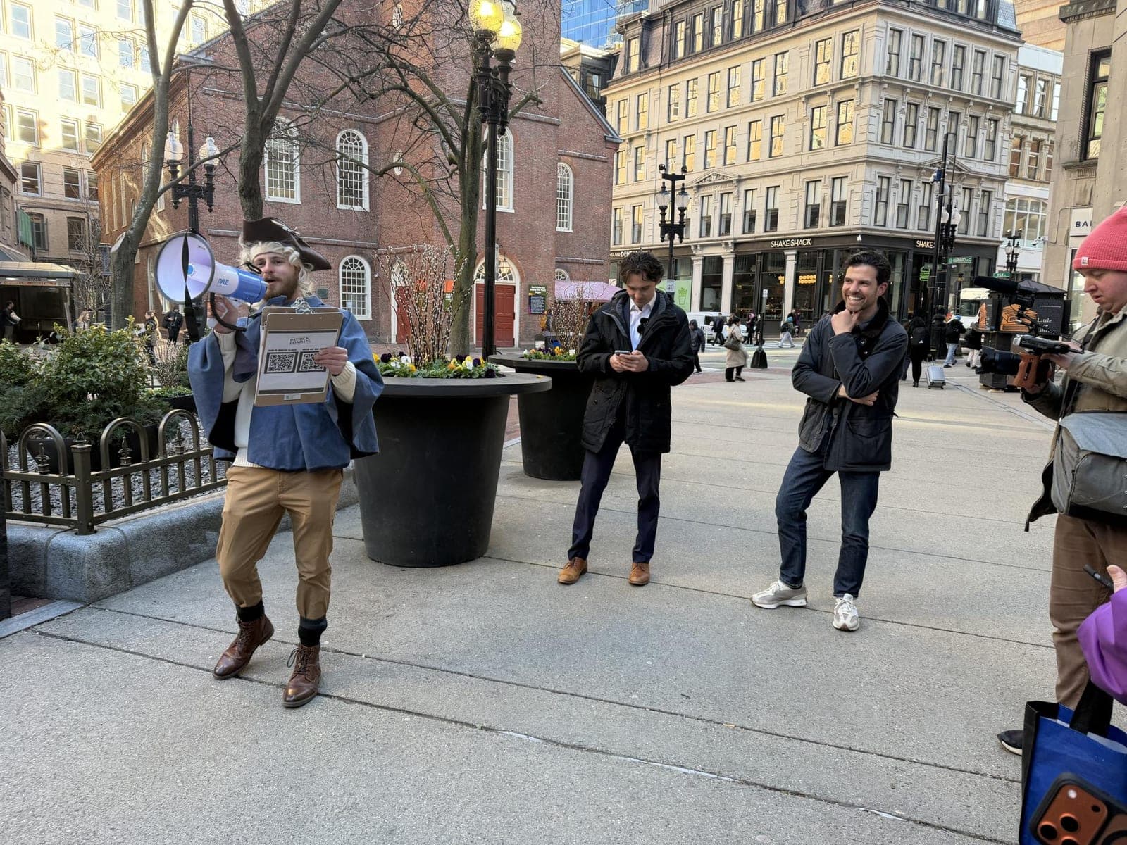 Candidate Patrick Roath ‘challenges status quo’ at Democracy Walk with David Hogg