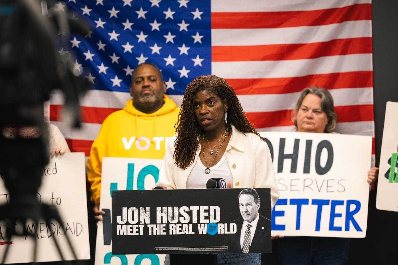 Ohioans Call Out Jon Husted’s Out of Touch Attacks on Hardworking Families