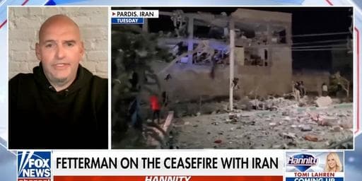 Fetterman Breaks With Democrats On Iran War Vote