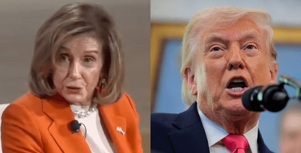 Nancy Pelosi Offers Hilariously Brutal Response After She's Asked Why Trump Posted AI Jesus Image