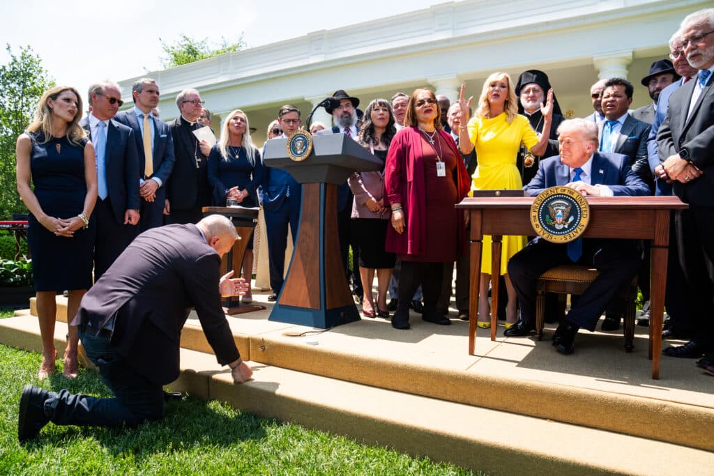 Trump tests loyalty of Christian supporters as erratic behavior escalates