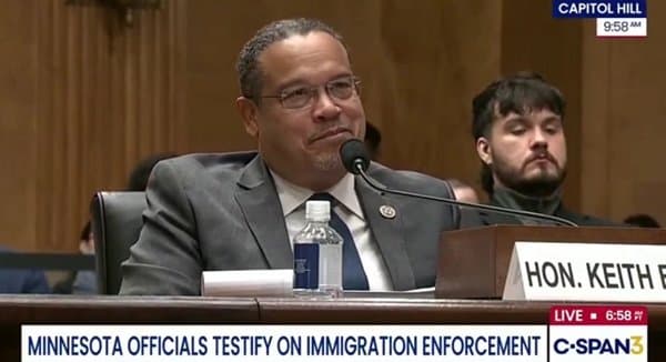 ‘You disgust me’: Senator shames Keith Ellison after he responds to scolding with huge smirk