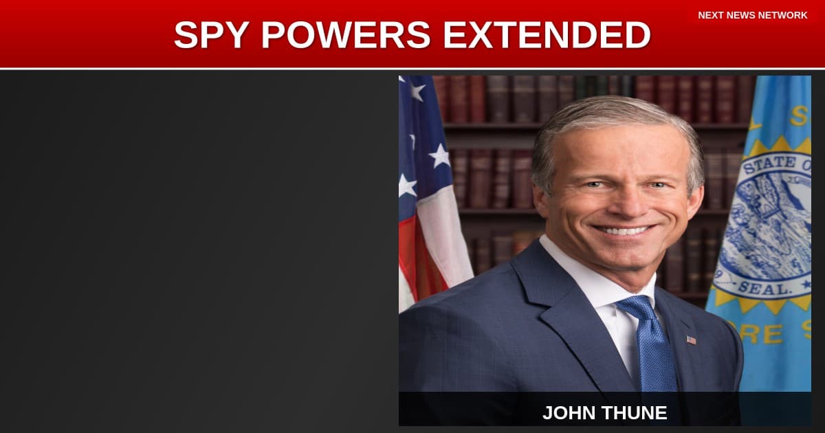 SURVEILLANCE STATE: Senate Quietly EXTENDS Spy Powers Without Debate - Where's the Fight?