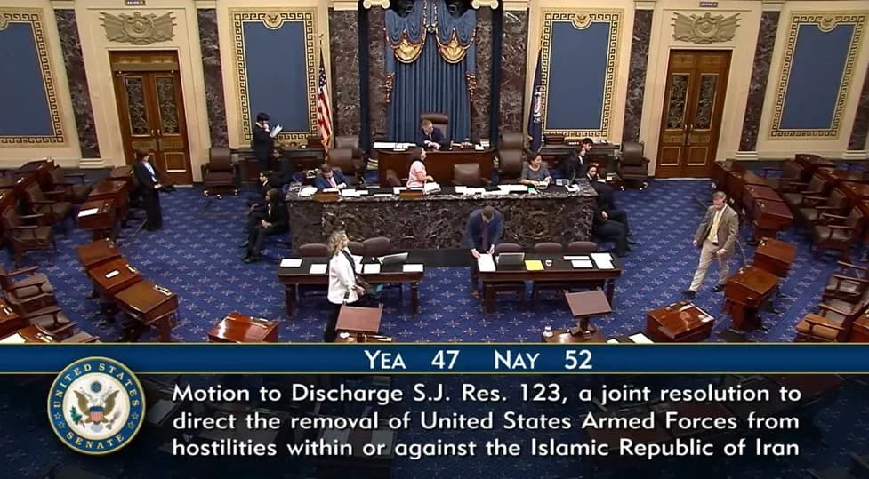 Senate GOP Blocks War Powers Bill For Fourth Time