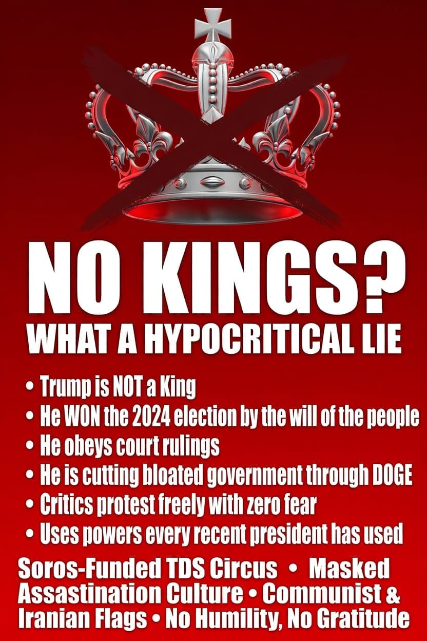 SIMS: No Kings Protests – Soros Funded TDS Circus Peddles Lies While Real Tyrants Laugh